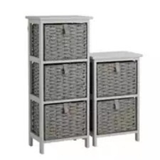  2 & 3 Drawer Woven Bathroom