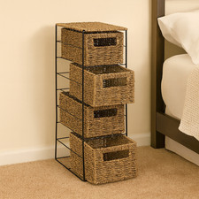 4 Drawer Slim Bathroom Storage