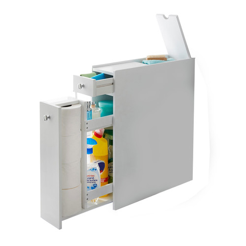 Bathroom slim floor cabinet - bathroom,