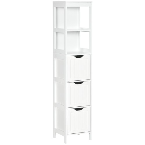 Homcom slim bathroom - homcom, storage
