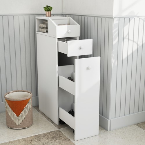 Bathroom slim floor cabinet - slim,