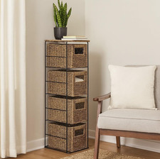 4 Drawer Slim Bathroom Storage