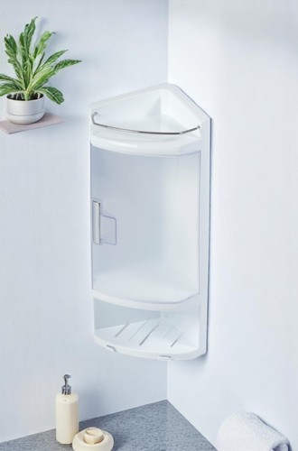 Bathroom wall corner plastic - bathroom,