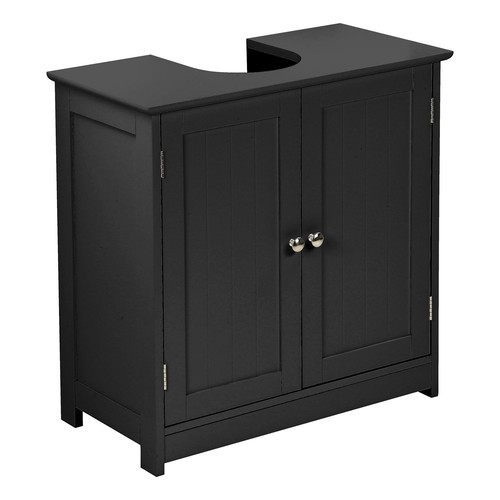 Black under sink basin - black, cabinet